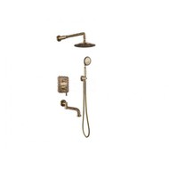 Душевая система встраиваемая Bronze de Luxe Windsor 10137DF бронза